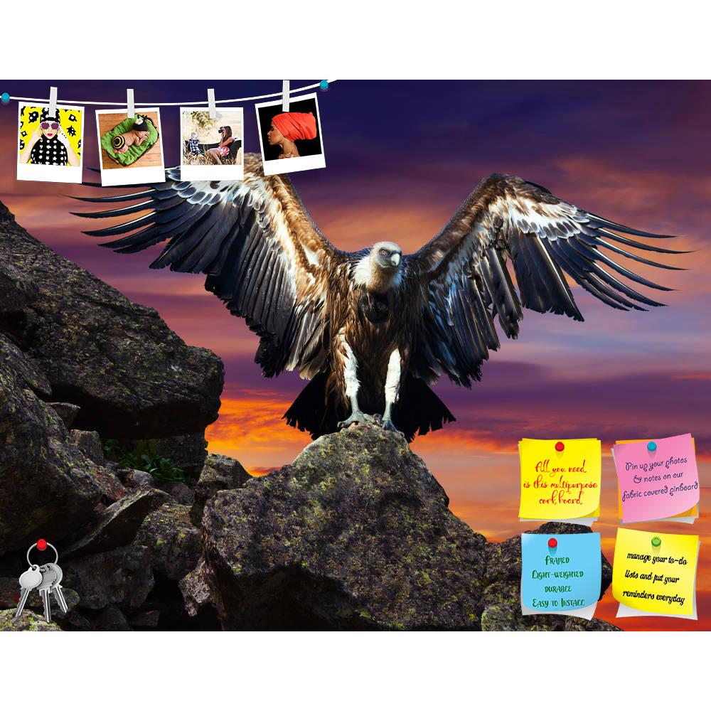 ArtzFolio Condor Sitting On Stone Against Sunset Sky Printed Bulletin Board Notice Pin Board Soft Board | Frameless-Bulletin Boards Frameless-AZ5006750BLB_FL_RF_R-0-Image Code 5006750 Vishnu Image Folio Pvt Ltd, IC 5006750, ArtzFolio, Bulletin Boards Frameless, Birds, Photography, condor, sitting, on, stone, against, sunset, sky, printed, bulletin, board, notice, pin, soft, frameless, vulture, wingspan, eagle, span, vultur, gryphus, bird, nature, animal, wild, albicilla, freedom, wildlife, haliaeetus, feath