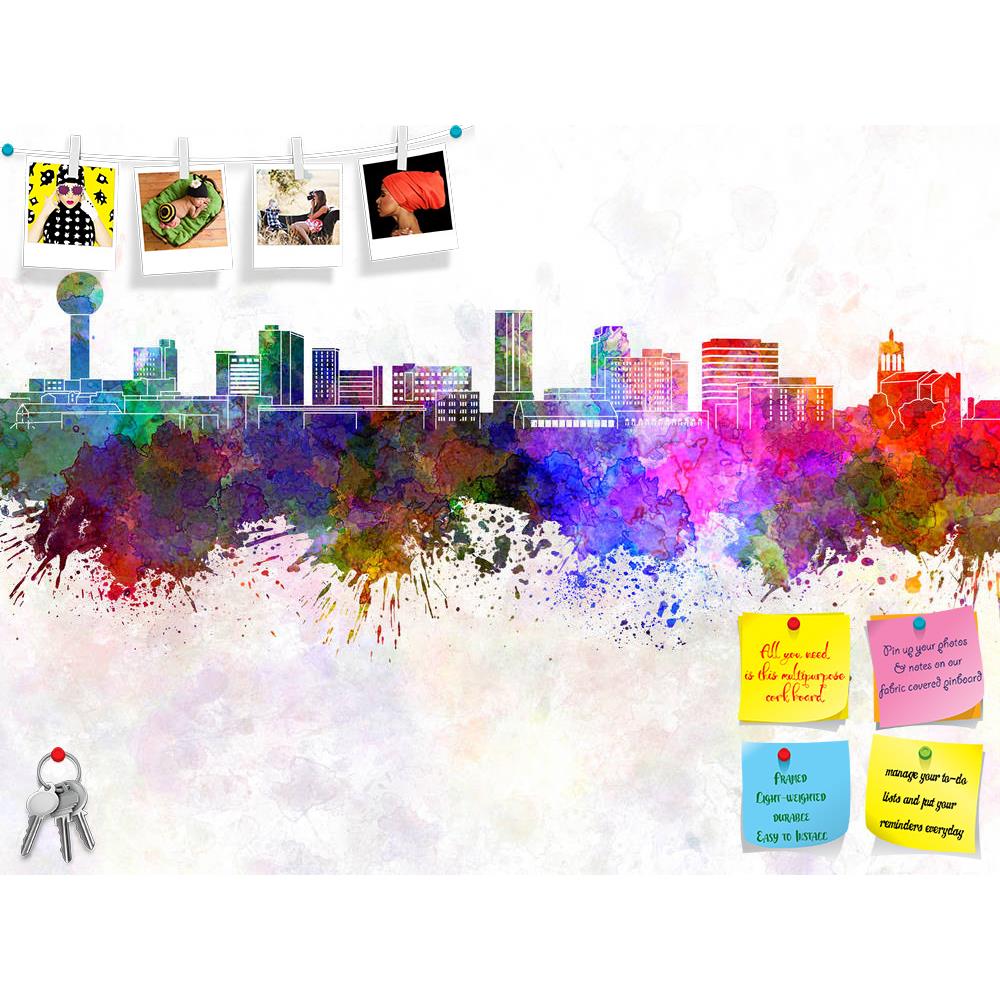 ArtzFolio Skyline of Knoxville, US State of Tennessee Printed Bulletin Board Notice Pin Board Soft Board | Frameless-Bulletin Boards Frameless-AZ5006769BLB_FL_RF_R-0-Image Code 5006769 Vishnu Image Folio Pvt Ltd, IC 5006769, ArtzFolio, Bulletin Boards Frameless, Places, Fine Art Reprint, skyline, of, knoxville, us, state, tennessee, printed, bulletin, board, notice, pin, soft, frameless, boise, united, states, north, america, watercolor, background, abstract, paint, color, splash, colorful, art, texture, gr