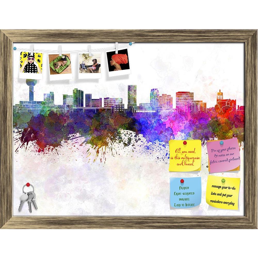 ArtzFolio Skyline of Knoxville, US State of Tennessee Printed Bulletin Board Notice Pin Board Soft Board | Framed-Bulletin Boards Framed-AZ5006769BLB_FR_RF_R-0-Image Code 5006769 Vishnu Image Folio Pvt Ltd, IC 5006769, ArtzFolio, Bulletin Boards Framed, Places, Fine Art Reprint, skyline, of, knoxville, us, state, tennessee, printed, bulletin, board, notice, pin, soft, framed, boise, united, states, north, america, watercolor, background, abstract, paint, color, splash, colorful, art, texture, grunge, illust
