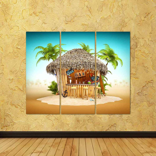 ArtzFolio Bamboo Tropical Bar On A Pile Of Sand Split Art Painting Panel on Sunboard-Split Art Panels-AZ5006778SPL_FR_RF_R-0-Image Code 5006778 Vishnu Image Folio Pvt Ltd, IC 5006778, ArtzFolio, Split Art Panels, Kids, Landscapes, Digital Art, bamboo, tropical, bar, on, a, pile, of, sand, split, art, painting, panel, sunboard, framed, canvas, print, wall, for, living, room, with, frame, poster, pitaara, box, large, size, drawing, big, office, reception, photography, designer, decorative, amazonbasics, repri