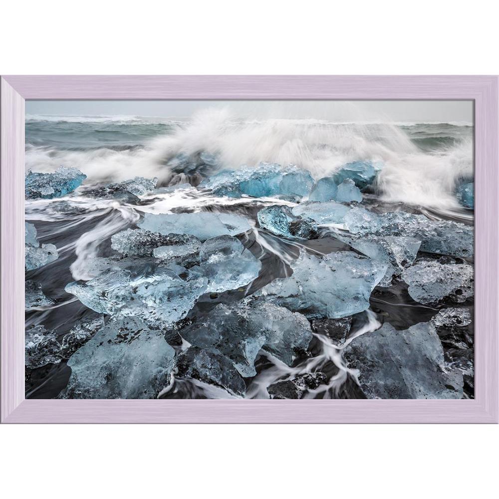 ArtzFolio Beach with Black Lava Sand in South of Iceland Canvas Painting Synthetic Frame-Paintings Synthetic Framing-AZ5006779ART_FR_RF_R-0-Image Code 5006779 Vishnu Image Folio Pvt Ltd, IC 5006779, ArtzFolio, Paintings Synthetic Framing, Landscapes, Places, Photography, beach, with, black, lava, sand, in, south, of, iceland, canvas, painting, synthetic, frame, framed, print, wall, for, living, room, poster, pitaara, box, large, size, drawing, art, split, big, office, reception, kids, panel, designer, decor
