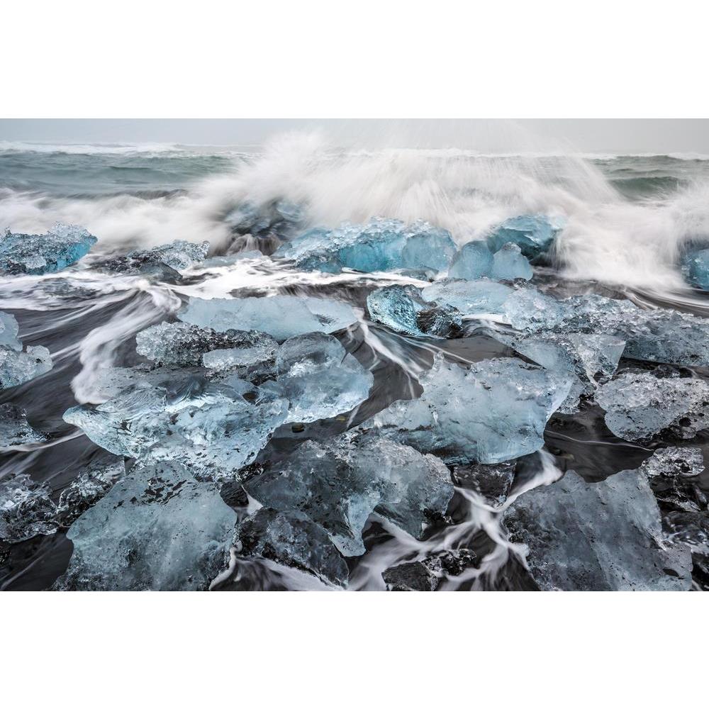 ArtzFolio Beach with Black Lava Sand in South of Iceland Canvas Painting-Paintings MDF Framing-AZ5006779ART_UN_RF_R-0-Image Code 5006779 Vishnu Image Folio Pvt Ltd, IC 5006779, ArtzFolio, Paintings MDF Framing, Landscapes, Places, Photography, beach, with, black, lava, sand, in, south, of, iceland, canvas, painting, framed, print, wall, for, living, room, frame, poster, pitaara, box, large, size, drawing, art, split, big, office, reception, kids, panel, designer, decorative, amazonbasics, reprint, small, be