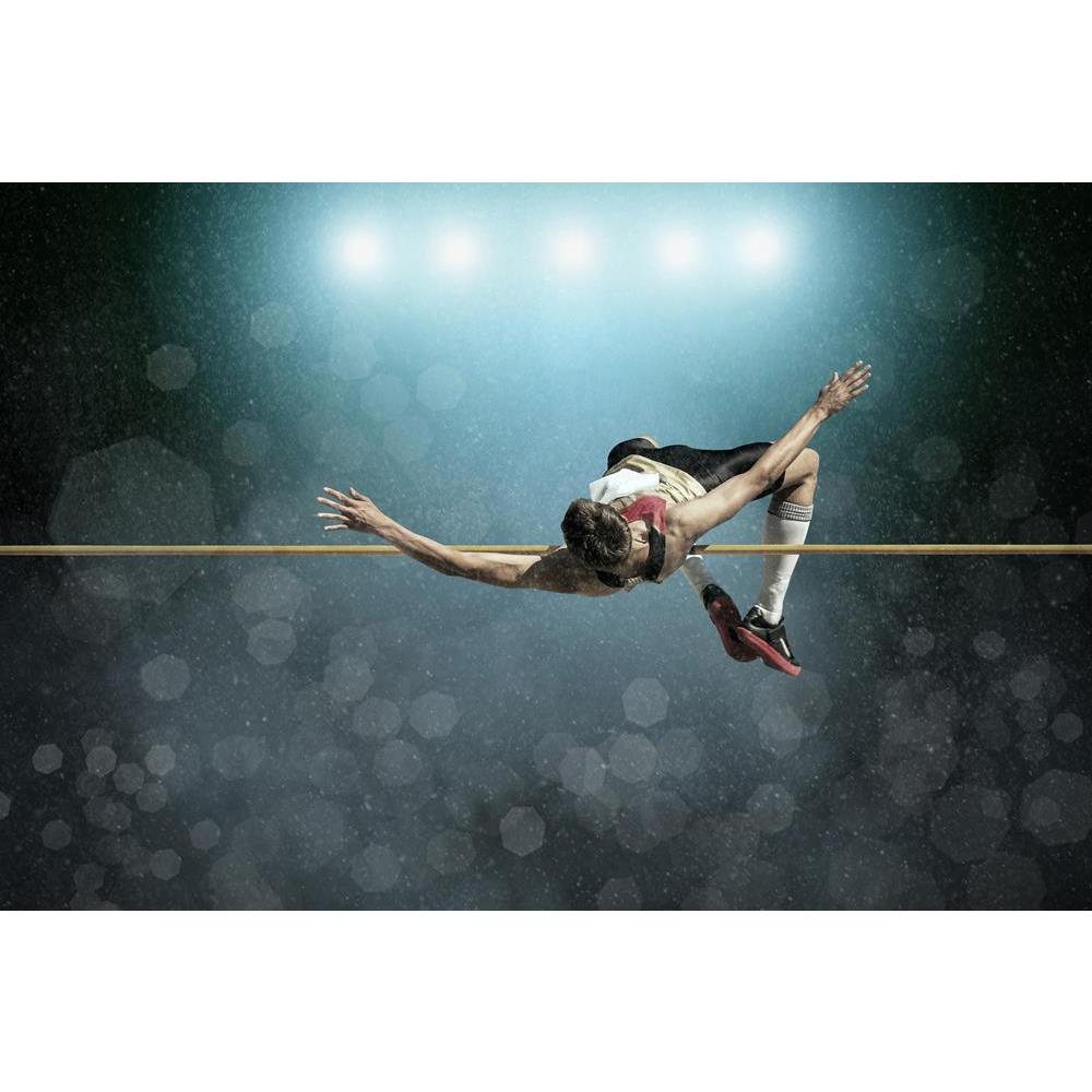 ArtzFolio Athlete In Action Of High Jump Canvas Painting-Paintings MDF Framing-AZ5006781ART_UN_RF_R-0-Image Code 5006781 Vishnu Image Folio Pvt Ltd, IC 5006781, ArtzFolio, Paintings MDF Framing, Sports, Photography, athlete, in, action, of, high, jump, canvas, painting, framed, print, wall, for, living, room, with, frame, poster, pitaara, box, large, size, drawing, art, split, big, office, reception, kids, panel, designer, decorative, amazonbasics, reprint, small, bedroom, on, scenery, bokeh, activity, adul