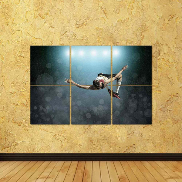 ArtzFolio Athlete In Action Of High Jump Split Art Painting Panel on Sunboard-Split Art Panels-AZ5006781SPL_FR_RF_R-0-Image Code 5006781 Vishnu Image Folio Pvt Ltd, IC 5006781, ArtzFolio, Split Art Panels, Sports, Photography, athlete, in, action, of, high, jump, split, art, painting, panel, on, sunboard, framed, canvas, print, wall, for, living, room, with, frame, poster, pitaara, box, large, size, drawing, big, office, reception, kids, designer, decorative, amazonbasics, reprint, small, bedroom, scenery, 