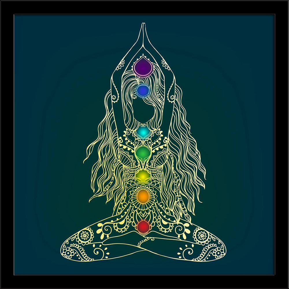 Ornament Beautiful Card With Yoga Painting Poster Frame-Regular Art Framed-REG_FR-IC 5006796 IC 5006796, Ancient, Asian, Botanical, Culture, Decorative, Digital, Digital Art, Ethnic, Floral, Flowers, Geometric, Geometric Abstraction, Graphic, Hand Drawn, Historical, Indian, Mandala, Medieval, Nature, Signs, Signs and Symbols, Spiritual, Sports, Symbols, Traditional, Tribal, Vintage, World Culture, ornament, beautiful, card, with, yoga, painting, poster, frame, asia, balance, body, chakra, design, emblem, ex