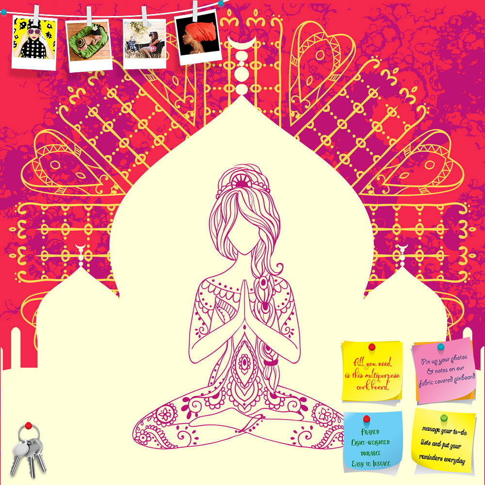 ArtzFolio Ornament Beautiful Card With Yoga D2 Printed Bulletin Board Notice Pin Board Soft Board | Frameless-Bulletin Boards Frameless-AZ5006798BLB_FL_RF_R-0-Image Code 5006798 Vishnu Image Folio Pvt Ltd, IC 5006798, ArtzFolio, Bulletin Boards Frameless, Religious, Traditional, Digital Art, ornament, beautiful, card, with, yoga, d2, printed, bulletin, board, notice, pin, soft, frameless, yoga., geometric, element, hand, drawn, pin up board, push pin board, extra large cork board, big pin board, notice boar
