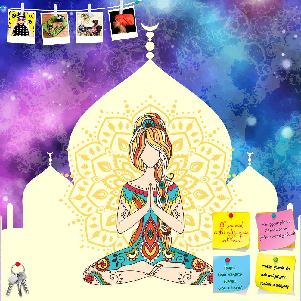 ArtzFolio Ornament Beautiful Card With Yoga D3 Printed Bulletin Board Notice Pin Board Soft Board | Frameless-Bulletin Boards Frameless-AZ5006799BLB_FL_RF_R-0-Image Code 5006799 Vishnu Image Folio Pvt Ltd, IC 5006799, ArtzFolio, Bulletin Boards Frameless, Religious, Traditional, Digital Art, ornament, beautiful, card, with, yoga, d3, printed, bulletin, board, notice, pin, soft, frameless, pin up board, push pin board, extra large cork board, big pin board, notice board, small bulletin board, cork board, wal