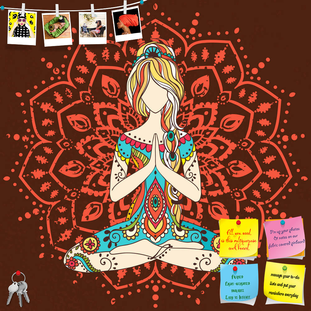 ArtzFolio Ornament Beautiful Card With Yoga D4 Printed Bulletin Board Notice Pin Board Soft Board | Frameless-Bulletin Boards Frameless-AZ5006803BLB_FL_RF_R-0-Image Code 5006803 Vishnu Image Folio Pvt Ltd, IC 5006803, ArtzFolio, Bulletin Boards Frameless, Religious, Traditional, Digital Art, ornament, beautiful, card, with, yoga, d4, printed, bulletin, board, notice, pin, soft, frameless, yoga., geometric, element, hand, drawn, pin up board, push pin board, extra large cork board, big pin board, notice boar