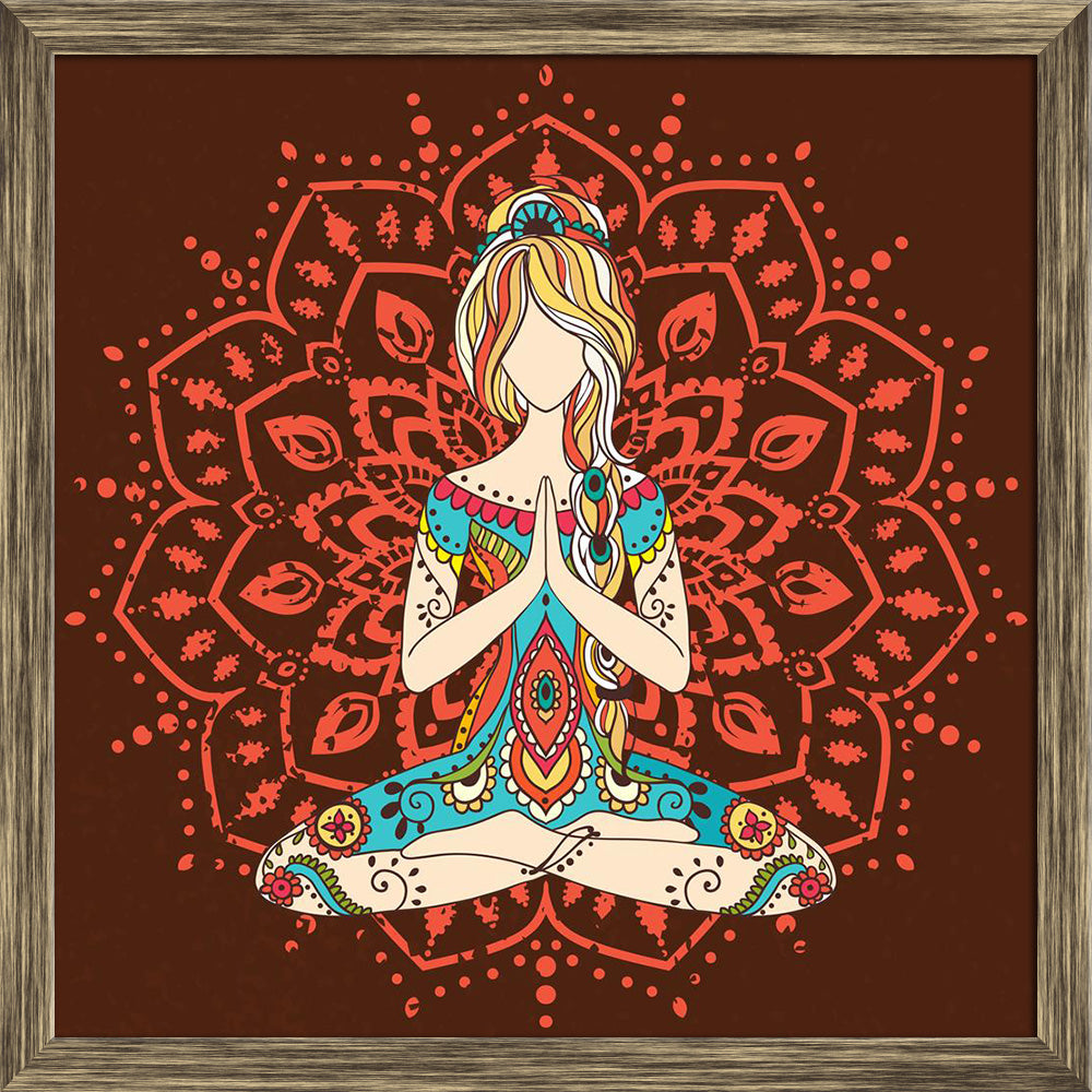 ArtzFolio Ornament Beautiful Card With Yoga D4 Canvas Painting Synthetic Frame-Paintings Synthetic Framing-AZ5006803ART_FR_RF_R-0-Image Code 5006803 Vishnu Image Folio Pvt Ltd, IC 5006803, ArtzFolio, Paintings Synthetic Framing, Religious, Traditional, Digital Art, ornament, beautiful, card, with, yoga, d4, canvas, painting, synthetic, frame, framed, print, wall, for, living, room, poster, pitaara, box, large, size, drawing, art, split, big, office, reception, photography, of, kids, panel, designer, decorat
