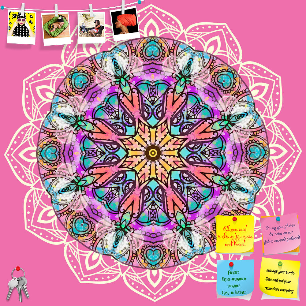 ArtzFolio Ornament Beautiful Card With Mandala Printed Bulletin Board Notice Pin Board Soft Board | Frameless-Bulletin Boards Frameless-AZ5006804BLB_FL_RF_R-0-Image Code 5006804 Vishnu Image Folio Pvt Ltd, IC 5006804, ArtzFolio, Bulletin Boards Frameless, Abstract, Traditional, Digital Art, ornament, beautiful, card, with, mandala, printed, bulletin, board, notice, pin, soft, frameless, mandala., geometric, circle, element, pin up board, push pin board, extra large cork board, big pin board, notice board, s