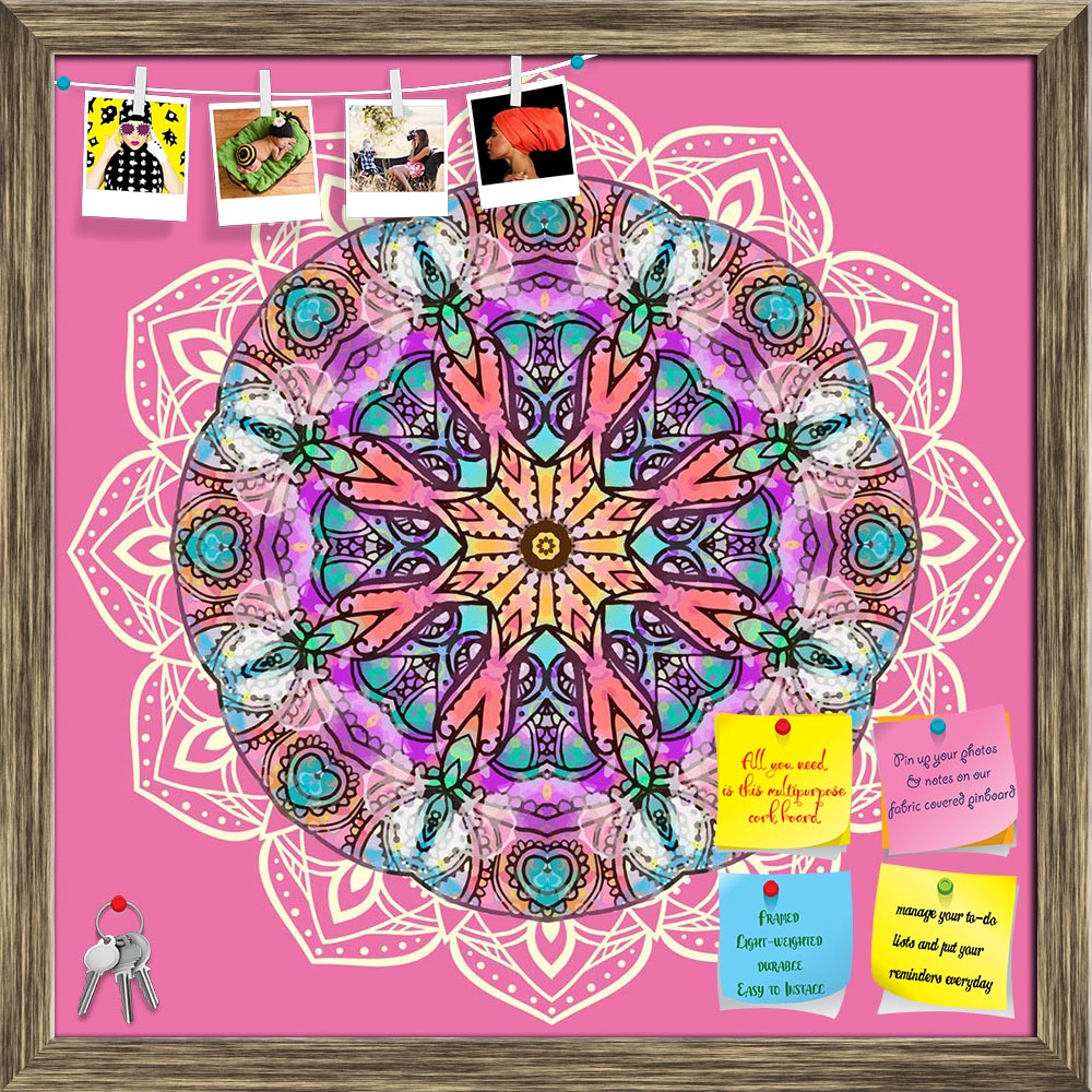 ArtzFolio Ornament Beautiful Card With Mandala Printed Bulletin Board Notice Pin Board Soft Board | Framed-Bulletin Boards Framed-AZ5006804BLB_FR_RF_R-0-Image Code 5006804 Vishnu Image Folio Pvt Ltd, IC 5006804, ArtzFolio, Bulletin Boards Framed, Abstract, Traditional, Digital Art, ornament, beautiful, card, with, mandala, printed, bulletin, board, notice, pin, soft, framed, mandala., geometric, circle, element, pin up board, push pin board, extra large cork board, big pin board, notice board, small bulleti