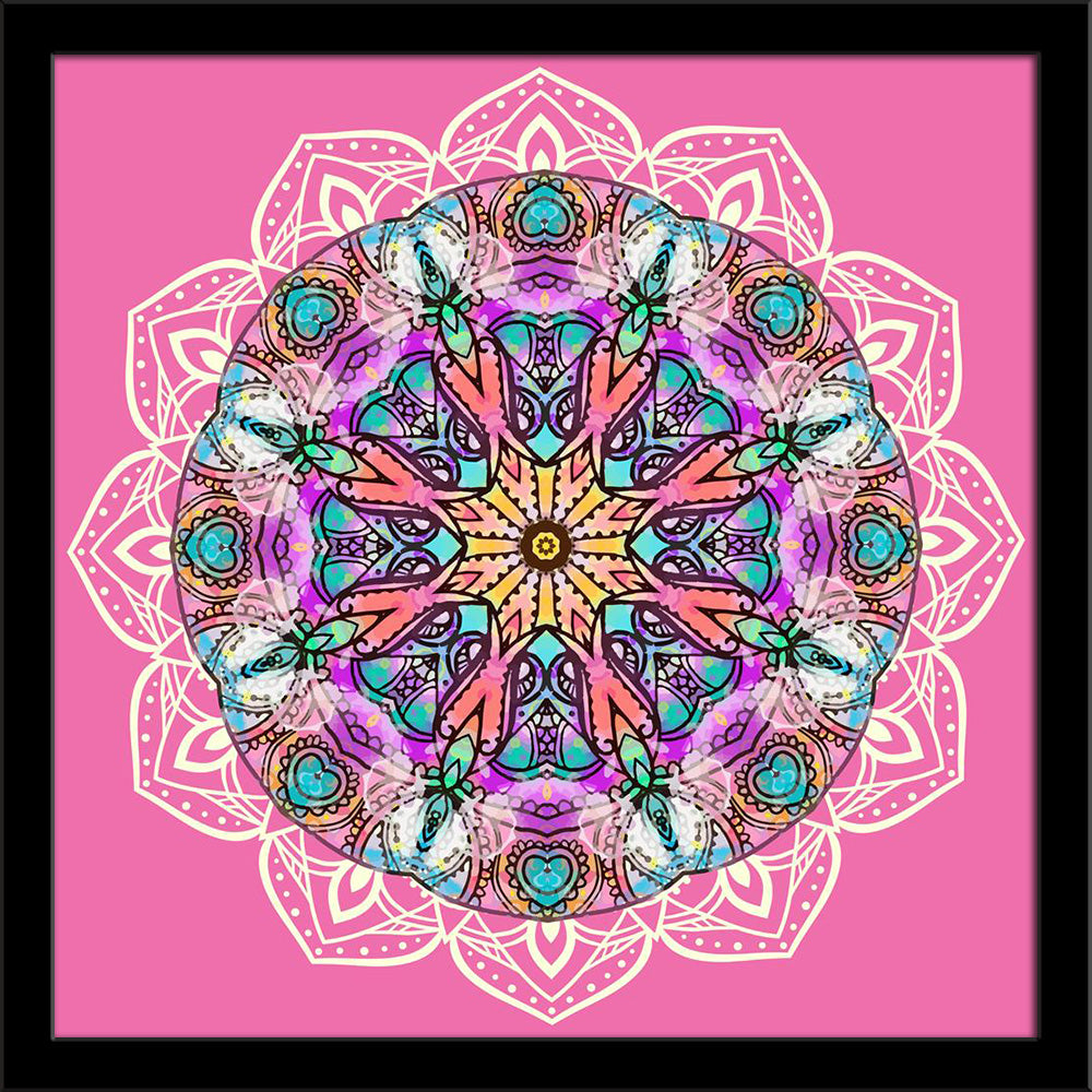 Ornament Beautiful Card With Mandala Painting Poster Frame-Regular Art Framed-REG_FR-IC 5006804 IC 5006804, Abstract Expressionism, Abstracts, Allah, Ancient, Arabic, Art and Paintings, Botanical, Circle, Culture, Ethnic, Floral, Flowers, Geometric, Geometric Abstraction, Historical, Illustrations, Indian, Islam, Mandala, Medieval, Nature, Patterns, Retro, Semi Abstract, Signs, Signs and Symbols, Symbols, Traditional, Tribal, Vintage, Watercolour, Wedding, World Culture, ornament, beautiful, card, with, pai
