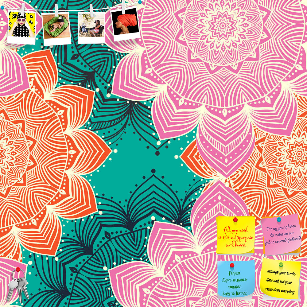 ArtzFolio Ornament Beautiful Pattern With Mandala D2 Printed Bulletin Board Notice Pin Board Soft Board | Frameless-Bulletin Boards Frameless-AZ5006808BLB_FL_RF_R-0-Image Code 5006808 Vishnu Image Folio Pvt Ltd, IC 5006808, ArtzFolio, Bulletin Boards Frameless, Abstract, Traditional, Digital Art, ornament, beautiful, pattern, with, mandala, d2, printed, bulletin, board, notice, pin, soft, frameless, mandala., geometric, circle, element, pin up board, push pin board, extra large cork board, big pin board, no