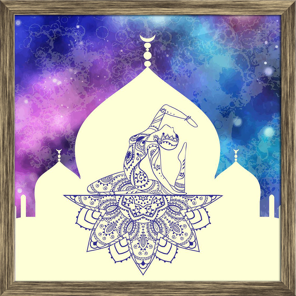 ArtzFolio Traditional Indian Arabic Art with Yoga Design D1 Canvas Painting-Paintings Wooden Framing-AZ5006817ART_FR_RF_R-0-Image Code 5006817 Vishnu Image Folio Pvt Ltd, IC 5006817, ArtzFolio, Paintings Wooden Framing, Religious, Traditional, Digital Art, indian, arabic, art, with, yoga, design, d1, canvas, painting, framed, print, wall, for, living, room, frame, poster, pitaara, box, large, size, drawing, split, big, office, reception, photography, of, kids, panel, designer, decorative, amazonbasics, repr