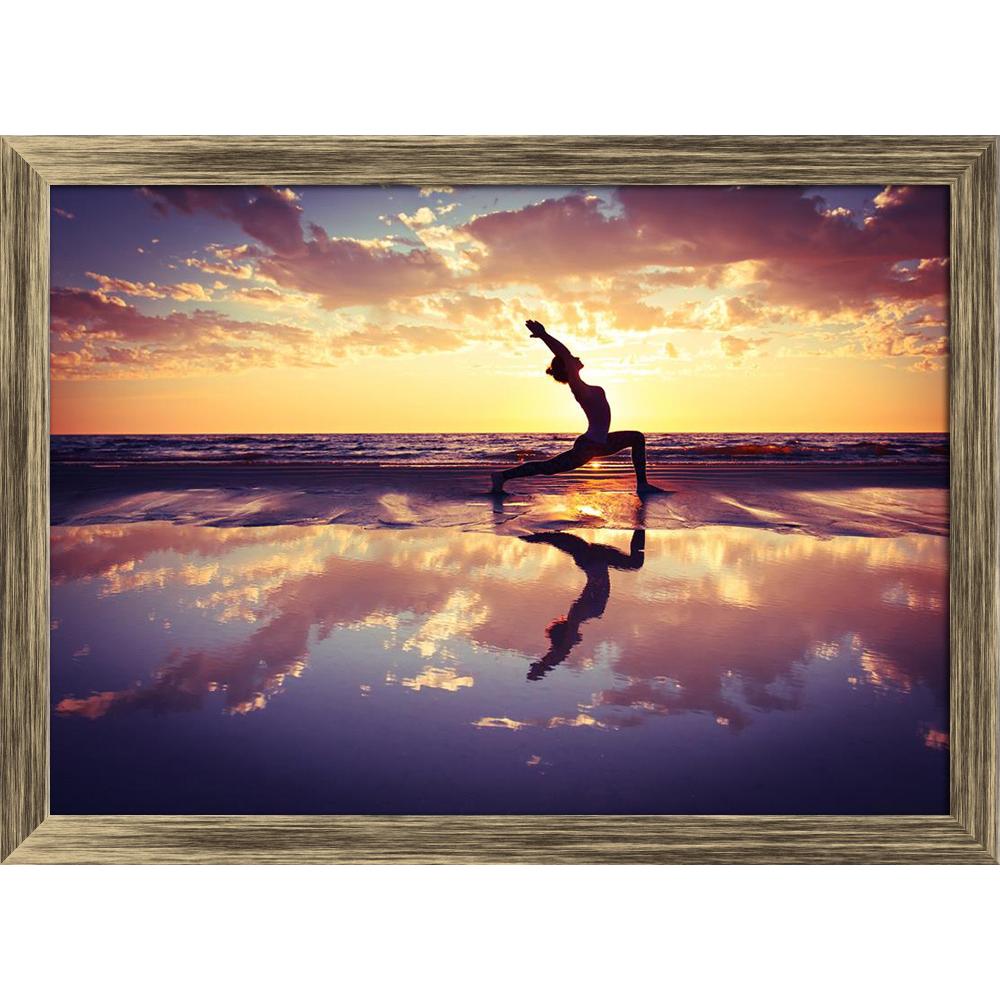 ArtzFolio Woman Practicing Yoga On The Beach At Sunset Canvas Painting Synthetic Frame-Paintings Synthetic Framing-AZ5006826ART_FR_RF_R-0-Image Code 5006826 Vishnu Image Folio Pvt Ltd, IC 5006826, ArtzFolio, Paintings Synthetic Framing, Landscapes, Sports, Photography, woman, practicing, yoga, on, the, beach, at, sunset, canvas, painting, synthetic, frame, framed, print, wall, for, living, room, with, poster, pitaara, box, large, size, drawing, art, split, big, office, reception, of, kids, panel, designer, 
