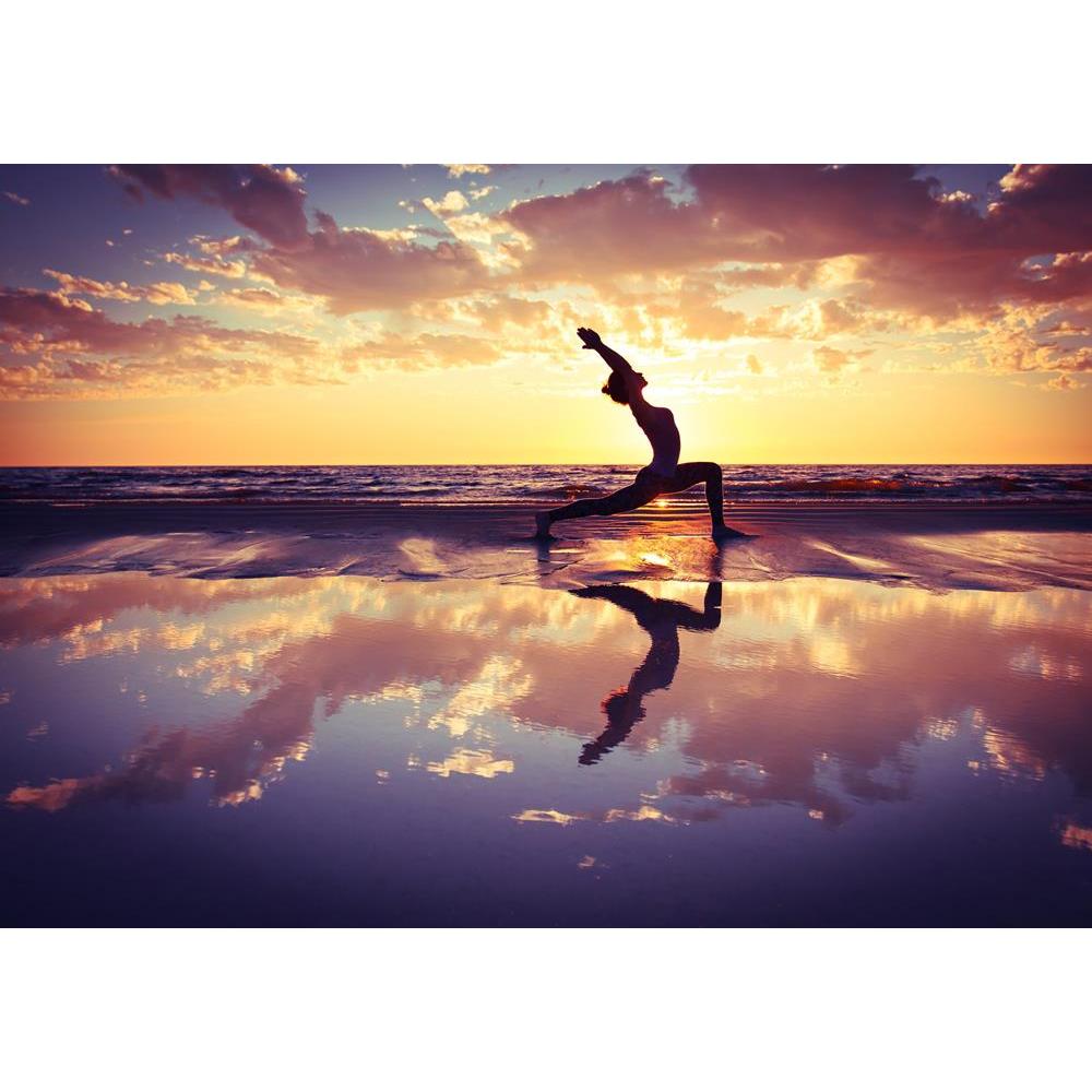 ArtzFolio Woman Practicing Yoga On The Beach At Sunset Canvas Painting-Paintings MDF Framing-AZ5006826ART_UN_RF_R-0-Image Code 5006826 Vishnu Image Folio Pvt Ltd, IC 5006826, ArtzFolio, Paintings MDF Framing, Landscapes, Sports, Photography, woman, practicing, yoga, on, the, beach, at, sunset, canvas, painting, framed, print, wall, for, living, room, with, frame, poster, pitaara, box, large, size, drawing, art, split, big, office, reception, of, kids, panel, designer, decorative, amazonbasics, reprint, smal