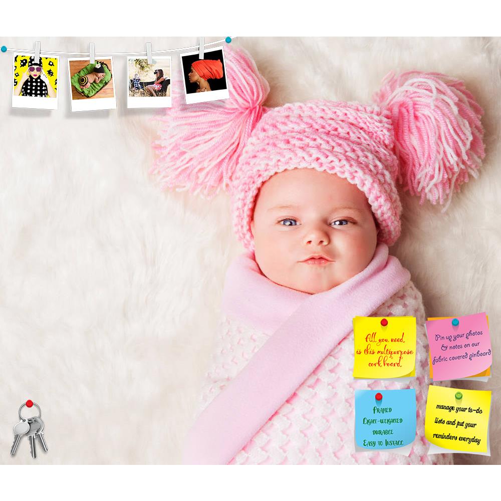 ArtzFolio Studio Photo Portrait of Newborn Baby Girl Printed Bulletin Board Notice Pin Board Soft Board | Frameless-Bulletin Boards Frameless-AZ5006829BLB_FL_RF_R-0-Image Code 5006829 Vishnu Image Folio Pvt Ltd, IC 5006829, ArtzFolio, Bulletin Boards Frameless, Kids, Photography, studio, photo, portrait, of, newborn, baby, girl, printed, bulletin, board, notice, pin, soft, frameless, wrapped, blanket, kid, new, born, hat, bundled, one, month, child, carpet, up, background, beautiful, beauty, birth, boy, bun