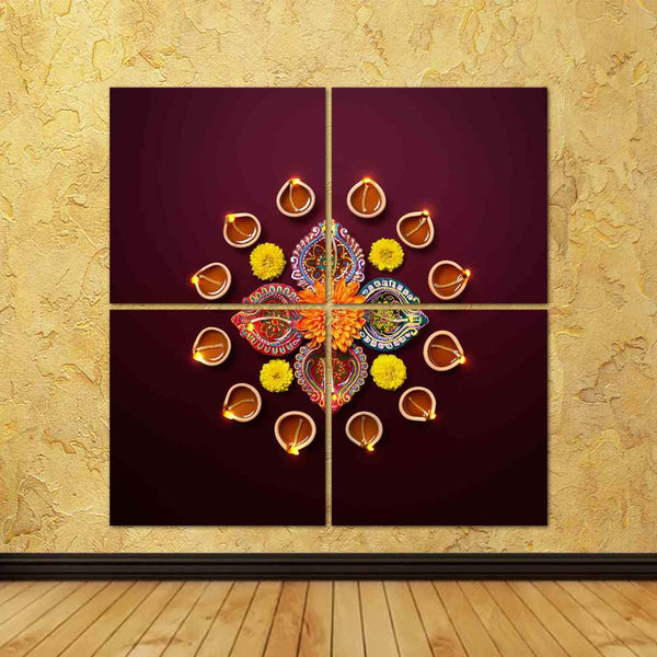 ArtzFolio Traditional Photo of Colorful Diwali Diya Lamps Split Art Painting Panel on Sunboard-Split Art Panels-AZ5006835SPL_FR_RF_R-0-Image Code 5006835 Vishnu Image Folio Pvt Ltd, IC 5006835, ArtzFolio, Split Art Panels, Religious, Traditional, Photography, photo, of, colorful, diwali, diya, lamps, split, art, painting, panel, on, sunboard, framed, canvas, print, wall, for, living, room, with, frame, poster, pitaara, box, large, size, drawing, big, office, reception, kids, designer, decorative, amazonbasi