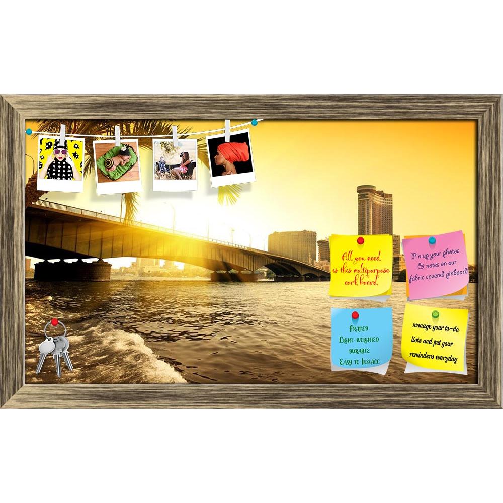 ArtzFolio Bridge Thropugh Nile In Cairo In The Evening Printed Bulletin Board Notice Pin Board Soft Board | Framed-Bulletin Boards Framed-AZ5006836BLB_FR_RF_R-0-Image Code 5006836 Vishnu Image Folio Pvt Ltd, IC 5006836, ArtzFolio, Bulletin Boards Framed, Landscapes, Places, Photography, bridge, thropugh, nile, in, cairo, the, evening, printed, bulletin, board, notice, pin, soft, framed, egypt, giza, city, river, water, architecture, africa, building, view, ferriage, palm, tree, town, wave, road, perspective