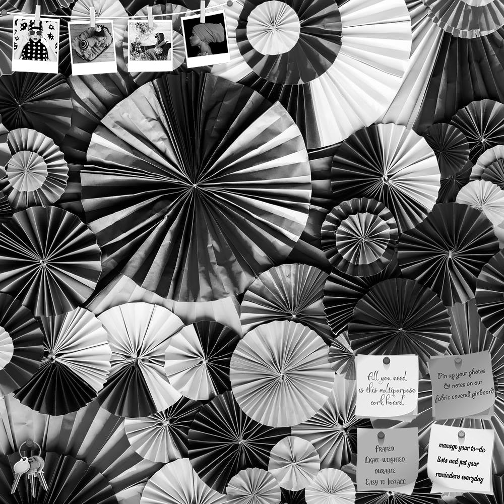 ArtzFolio Abstract Black & White Paper Flower Art Printed Bulletin Board Notice Pin Board Soft Board | Frameless-Bulletin Boards Frameless-AZ5006844BLB_FL_RF_R-0-Image Code 5006844 Vishnu Image Folio Pvt Ltd, IC 5006844, ArtzFolio, Bulletin Boards Frameless, Abstract, Photography, black, white, paper, flower, art, printed, bulletin, board, notice, pin, soft, frameless, color, background, origami, stacked, stack, stacking, graphic, macro, design, group, closeup, pile, creative, magnification, edge, variety, 