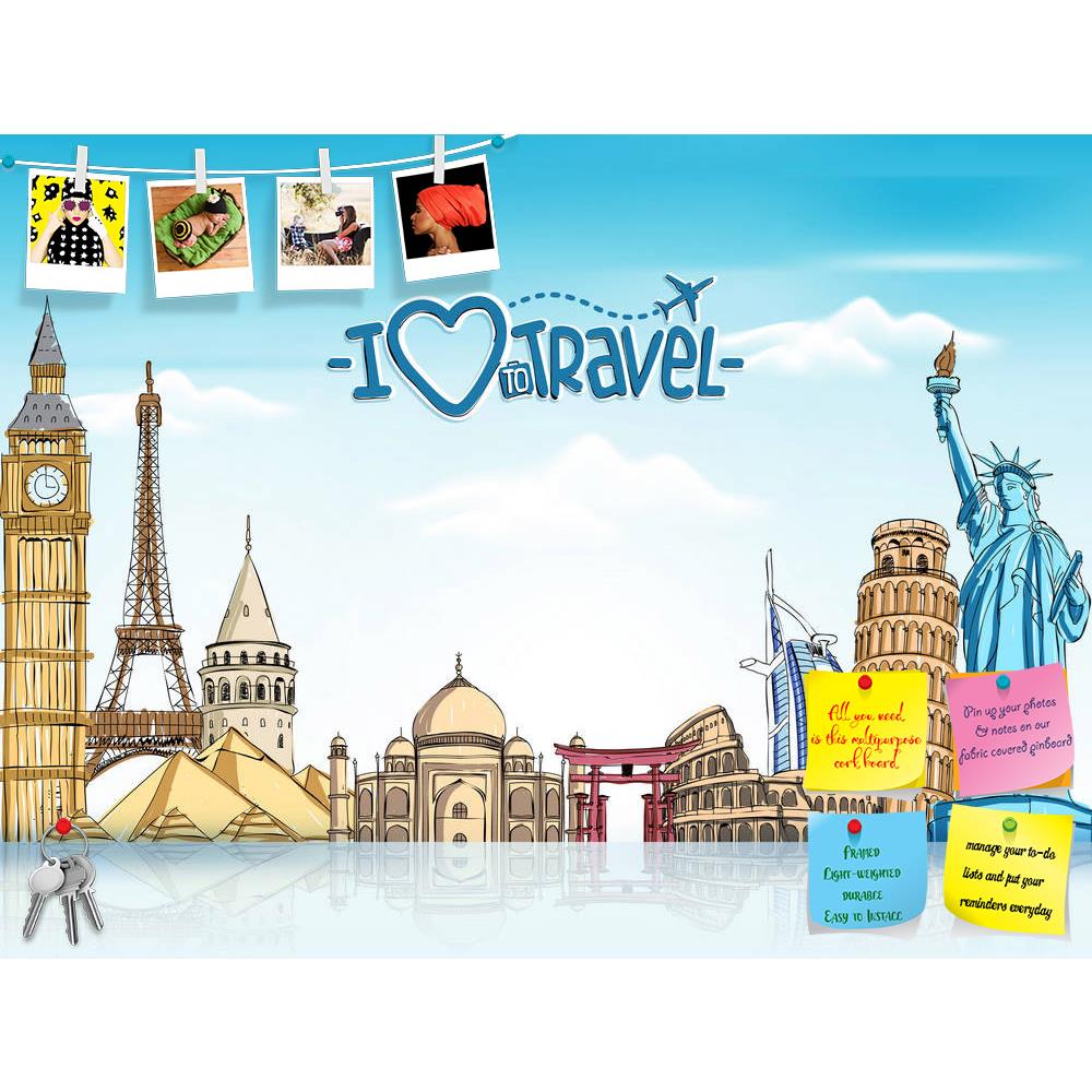ArtzFolio Travel & Tourism Famous World Landmarks Printed Bulletin Board Notice Pin Board Soft Board | Frameless-Bulletin Boards Frameless-AZ5006845BLB_FL_RF_R-0-Image Code 5006845 Vishnu Image Folio Pvt Ltd, IC 5006845, ArtzFolio, Bulletin Boards Frameless, Places, Quotes, Digital Art, travel, tourism, famous, world, landmarks, printed, bulletin, board, notice, pin, soft, frameless, background, 3d, realistic, sketch, drawing, elements., vector, illustration, pin up board, push pin board, extra large cork b