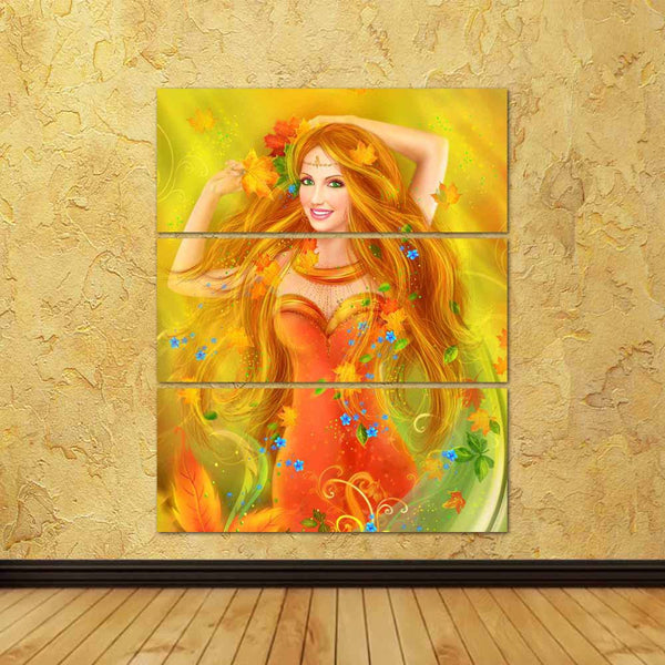 ArtzFolio Fantasy Fashion Portrait of Fairy Woman in Autumn Split Art Painting Panel on Sunboard-Split Art Panels-AZ5006857SPL_FR_RF_R-0-Image Code 5006857 Vishnu Image Folio Pvt Ltd, IC 5006857, ArtzFolio, Split Art Panels, Fantasy, Figurative, Digital Art, fashion, portrait, of, fairy, woman, in, autumn, split, art, painting, panel, on, sunboard, framed, canvas, print, wall, for, living, room, with, frame, poster, pitaara, box, large, size, drawing, big, office, reception, photography, kids, designer, dec
