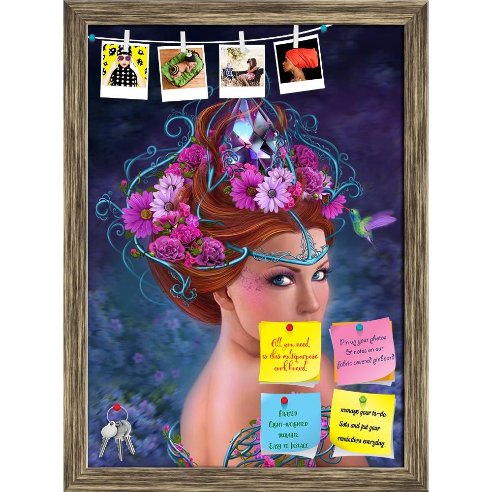 ArtzFolio Fantasy Fashion Portrait of Woman & Flowers D1 Printed Bulletin Board Notice Pin Board Soft Board | Framed-Bulletin Boards Framed-AZ5006858BLB_FR_RF_R-0-Image Code 5006858 Vishnu Image Folio Pvt Ltd, IC 5006858, ArtzFolio, Bulletin Boards Framed, Fantasy, Floral, Portraits, Digital Art, fashion, portrait, of, woman, flowers, d1, printed, bulletin, board, notice, pin, soft, framed, pin up board, push pin board, extra large cork board, big pin board, notice board, small bulletin board, cork board, w