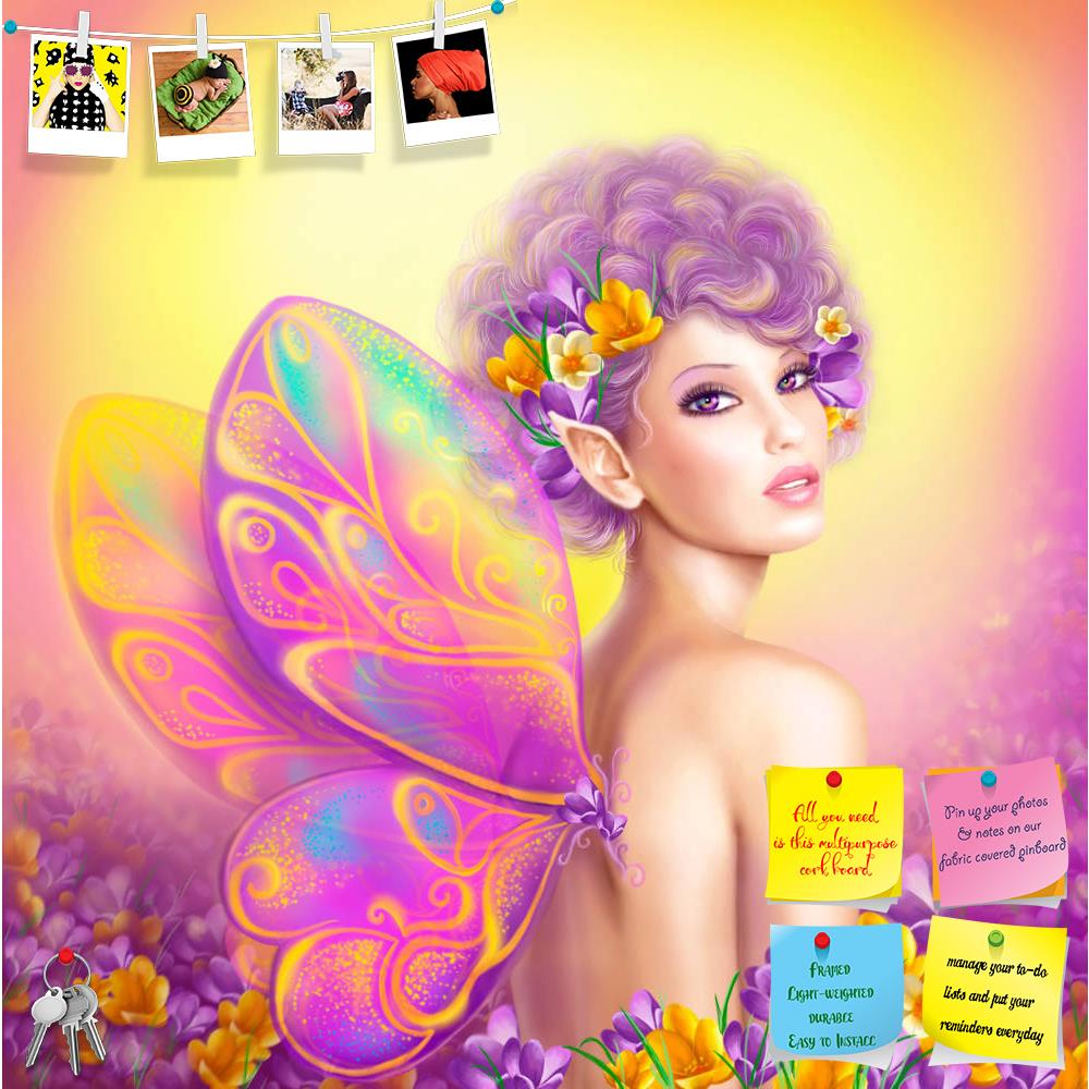 ArtzFolio Girl Fairy Butterfly Printed Bulletin Board Notice Pin Board Soft Board | Frameless-Bulletin Boards Frameless-AZ5006860BLB_FL_RF_R-0-Image Code 5006860 Vishnu Image Folio Pvt Ltd, IC 5006860, ArtzFolio, Bulletin Boards Frameless, Fantasy, Floral, Portraits, Digital Art, girl, fairy, butterfly, printed, bulletin, board, notice, pin, soft, frameless, beautiful, pink, purple, flower, background, pin up board, push pin board, extra large cork board, big pin board, notice board, small bulletin board, c