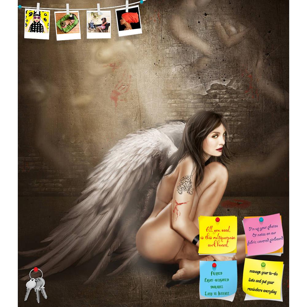 ArtzFolio Black Angel with Big Wings Printed Bulletin Board Notice Pin Board Soft Board | Frameless-Bulletin Boards Frameless-AZ5006861BLB_FL_RF_R-0-Image Code 5006861 Vishnu Image Folio Pvt Ltd, IC 5006861, ArtzFolio, Bulletin Boards Frameless, Fantasy, Figurative, Digital Art, black, angel, with, big, wings, printed, bulletin, board, notice, pin, soft, frameless, beautiful, wings., punishment, dungeon., pin up board, push pin board, extra large cork board, big pin board, notice board, small bulletin board