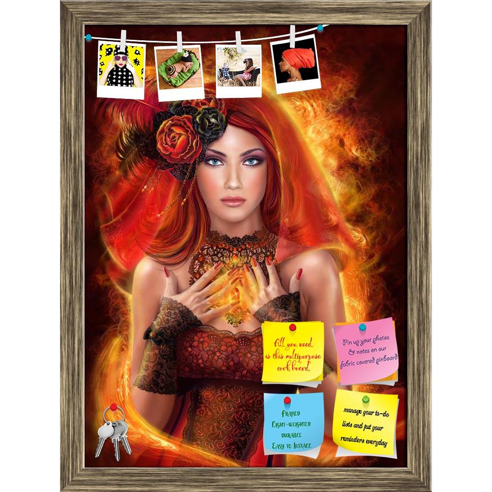 ArtzFolio Magic Fantasy Woman Red Fairy Fiery Fire Printed Bulletin Board Notice Pin Board Soft Board | Framed-Bulletin Boards Framed-AZ5006863BLB_FR_RF_R-0-Image Code 5006863 Vishnu Image Folio Pvt Ltd, IC 5006863, ArtzFolio, Bulletin Boards Framed, Fantasy, Portraits, Digital Art, magic, woman, red, fairy, fiery, fire, printed, bulletin, board, notice, pin, soft, framed, fire., beautiful, necklace., pin up board, push pin board, extra large cork board, big pin board, notice board, small bulletin board, co