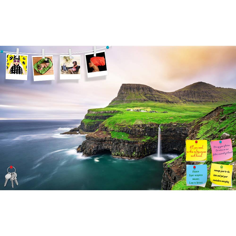 ArtzFolio Waterfall in Faroe Islands, Denmark Printed Bulletin Board Notice Pin Board Soft Board | Frameless-Bulletin Boards Frameless-AZ5006864BLB_FL_RF_R-0-Image Code 5006864 Vishnu Image Folio Pvt Ltd, IC 5006864, ArtzFolio, Bulletin Boards Frameless, Landscapes, Places, Photography, waterfall, in, faroe, islands, denmark, printed, bulletin, board, notice, pin, soft, frameless, atlantic, background, beautiful, beauty, breathtaking, calm, cliff, clouds, cloudy, coast, coastal, cold, country, countryside, 
