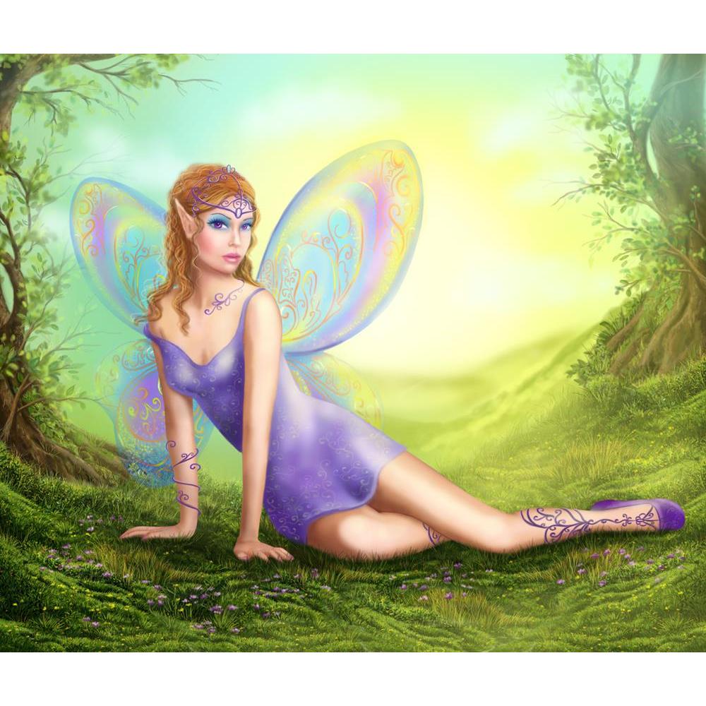 ArtzFolio Fantasy Fairy Butterfly Sits On Grass In Wood Unframed Premium Canvas Painting-Paintings Unframed Premium-AZ5006869ART_UN_RF_R-0-Image Code 5006869 Vishnu Image Folio Pvt Ltd, IC 5006869, ArtzFolio, Paintings Unframed Premium, Fantasy, Figurative, Digital Art, fairy, butterfly, sits, on, grass, in, wood, unframed, premium, canvas, painting, large, size, print, wall, for, living, room, without, frame, decorative, poster, art, pitaara, box, drawing, photography, amazonbasics, big, kids, designer, of