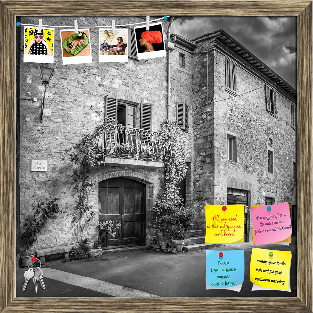 ArtzFolio Street of Old Pienza Town in Tuscany, Italy Printed Bulletin Board Notice Pin Board Soft Board | Framed-Bulletin Boards Framed-AZ5006876BLB_FR_RF_R-0-Image Code 5006876 Vishnu Image Folio Pvt Ltd, IC 5006876, ArtzFolio, Bulletin Boards Framed, Places, Vintage, Photography, street, of, old, pienza, town, in, tuscany, italy, printed, bulletin, board, notice, pin, soft, framed, city, tuscan, alley, alleyway, arc, black, and, white,black,white, b&w, clouds,vintage, pin up board, push pin board, extra 