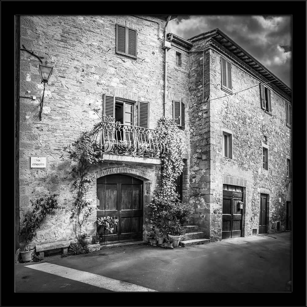Street of Old Pienza Town in Tuscany, Italy Painting Poster Frame-Regular Art Framed-REG_FR-IC 5006876 IC 5006876, Ancient, Architecture, Arrows, Automobiles, Black, Black and White, Cities, City Views, Historical, Italian, Landmarks, Marble and Stone, Medieval, Places, Renaissance, Transportation, Travel, Vehicles, Vintage, White, street, of, old, pienza, town, in, tuscany, italy, painting, poster, frame, adorable, alley, alleyway, antique, architectural, beautiful, and, building, city, clouds, decoration,