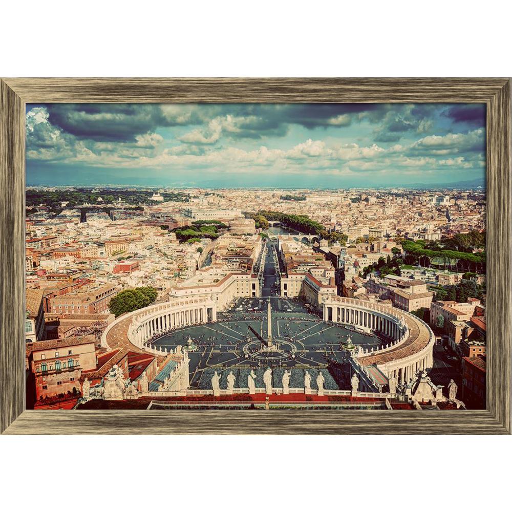 ArtzFolio St. Peter's Square in Vatican City, Rome, Italy Canvas Painting-Paintings Wooden Framing-AZ5006883ART_FR_RF_R-0-Image Code 5006883 Vishnu Image Folio Pvt Ltd, IC 5006883, ArtzFolio, Paintings Wooden Framing, Places, Vintage, Photography, st., peter's, square, in, vatican, city, rome, italy, canvas, painting, framed, print, wall, for, living, room, with, frame, poster, pitaara, box, large, size, drawing, art, split, big, office, reception, of, kids, panel, designer, decorative, amazonbasics, reprin