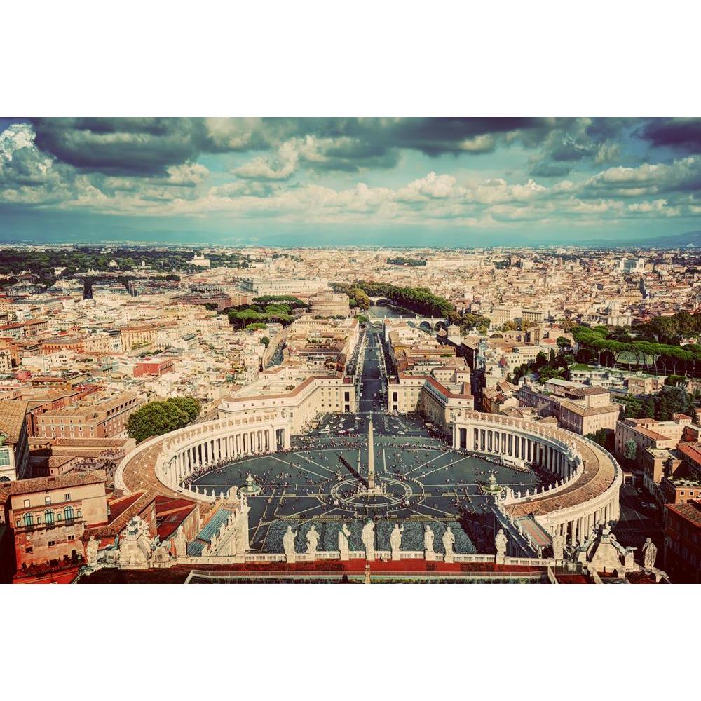 ArtzFolio St. Peter's Square in Vatican City, Rome, Italy Unframed Premium Canvas Painting-Paintings Unframed Premium-AZ5006883ART_UN_RF_R-0-Image Code 5006883 Vishnu Image Folio Pvt Ltd, IC 5006883, ArtzFolio, Paintings Unframed Premium, Places, Vintage, Photography, st., peter's, square, in, vatican, city, rome, italy, unframed, premium, canvas, painting, large, size, print, wall, for, living, room, without, frame, decorative, poster, art, pitaara, box, drawing, amazonbasics, big, kids, designer, office, 