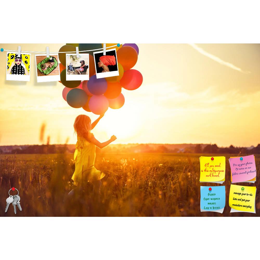 ArtzFolio Little Girl With Balloons In The Field Printed Bulletin Board Notice Pin Board Soft Board | Frameless-Bulletin Boards Frameless-AZ5006887BLB_FL_RF_R-0-Image Code 5006887 Vishnu Image Folio Pvt Ltd, IC 5006887, ArtzFolio, Bulletin Boards Frameless, Kids, Landscapes, Photography, little, girl, with, balloons, in, the, field, printed, bulletin, board, notice, pin, soft, frameless, girls, summer, balloon, freedom, colors, happiness, meadow, fun, sky, lifestyles, child, grass, people, playful, sunlight