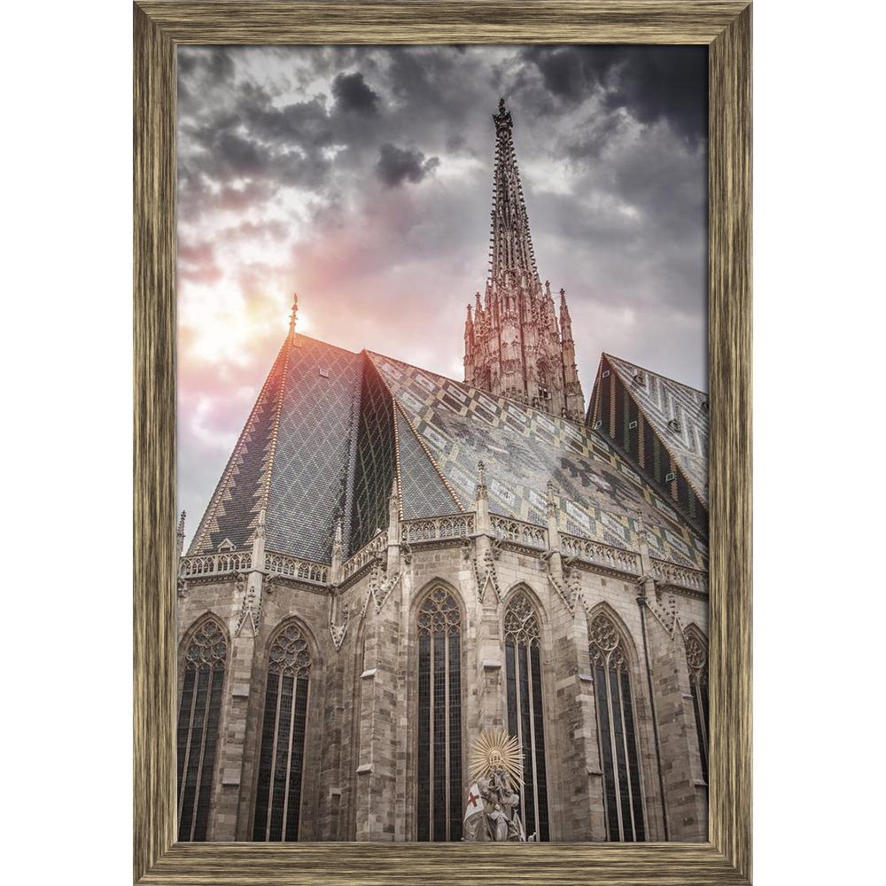 ArtzFolio Side View St. Stephen's Cathedral, Vienna, Austria Canvas Painting Synthetic Frame-Paintings Synthetic Framing-AZ5006895ART_FR_RF_R-0-Image Code 5006895 Vishnu Image Folio Pvt Ltd, IC 5006895, ArtzFolio, Paintings Synthetic Framing, Places, Photography, side, view, st., stephen's, cathedral, vienna, austria, canvas, painting, synthetic, frame, framed, print, wall, for, living, room, with, poster, pitaara, box, large, size, drawing, art, split, big, office, reception, of, kids, panel, designer, dec