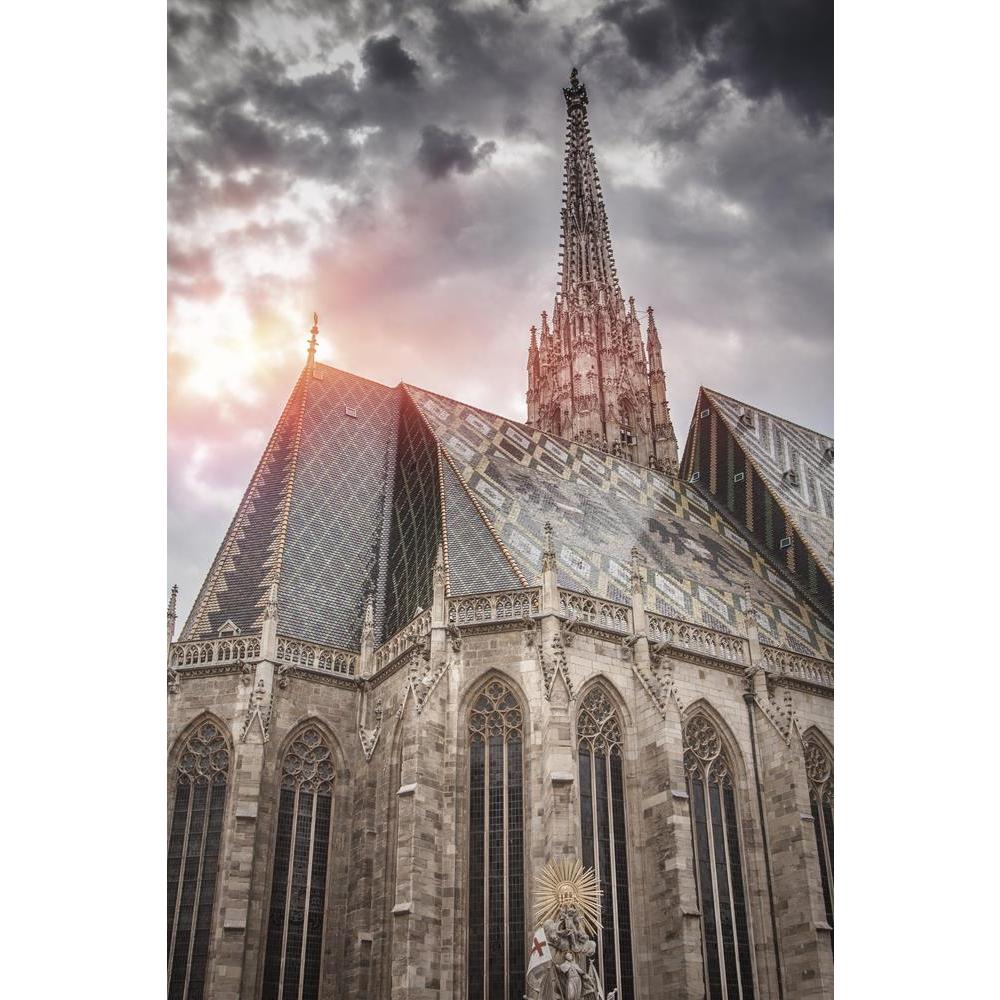 ArtzFolio Side View St. Stephen's Cathedral, Vienna, Austria Unframed Premium Canvas Painting-Paintings Unframed Premium-AZ5006895ART_UN_RF_R-0-Image Code 5006895 Vishnu Image Folio Pvt Ltd, IC 5006895, ArtzFolio, Paintings Unframed Premium, Places, Photography, side, view, st., stephen's, cathedral, vienna, austria, unframed, premium, canvas, painting, large, size, print, wall, for, living, room, without, frame, decorative, poster, art, pitaara, box, drawing, amazonbasics, big, kids, designer, office, rece