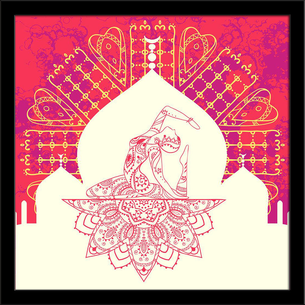 Traditional Indian Arabic Art with Yoga Design Painting Poster Frame-Regular Art Framed-REG_FR-IC 5006899 IC 5006899, Allah, Ancient, Arabic, Asian, Birthday, Botanical, Culture, Decorative, Digital, Digital Art, Ethnic, Floral, Flowers, Geometric, Geometric Abstraction, Graphic, Hand Drawn, Historical, Illustrations, Indian, Islam, Mandala, Medieval, Nature, Signs, Signs and Symbols, Spiritual, Sports, Symbols, Traditional, Tribal, Vintage, World Culture, art, with, yoga, design, painting, poster, frame, a