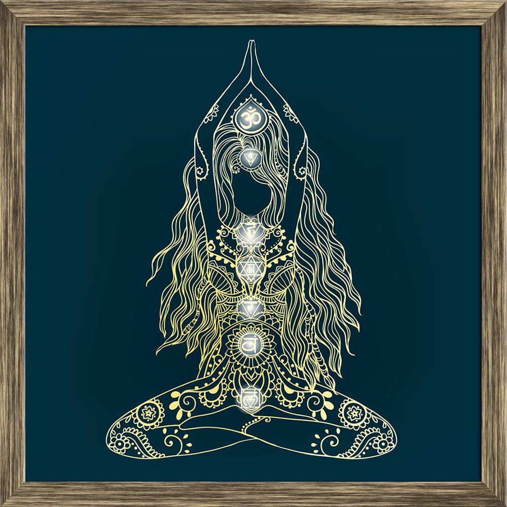 ArtzFolio Traditional Indian Arabic Art with Yoga Design D4 Canvas Painting Synthetic Frame-Paintings Synthetic Framing-AZ5006900ART_FR_RF_R-0-Image Code 5006900 Vishnu Image Folio Pvt Ltd, IC 5006900, ArtzFolio, Paintings Synthetic Framing, Religious, Traditional, Digital Art, indian, arabic, art, with, yoga, design, d4, canvas, painting, synthetic, frame, framed, print, wall, for, living, room, poster, pitaara, box, large, size, drawing, split, big, office, reception, photography, of, kids, panel, designe