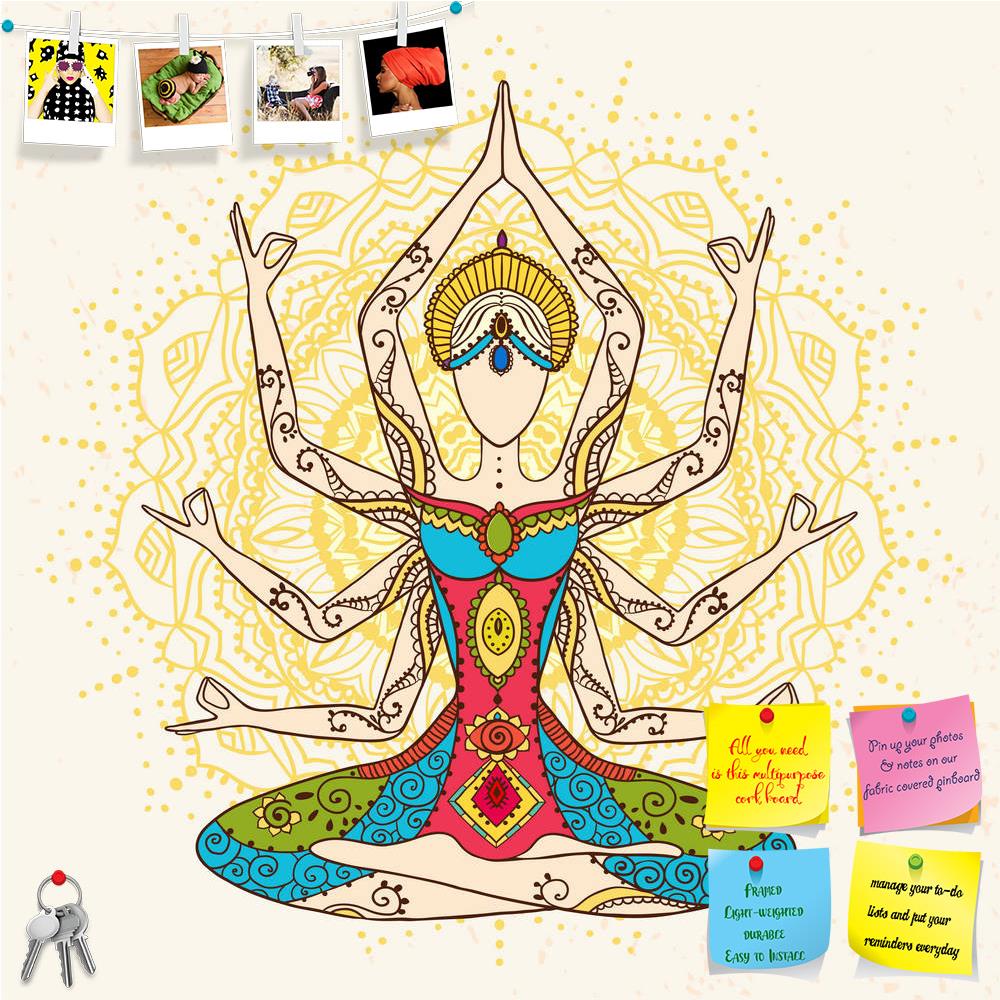 ArtzFolio Traditional Indian Arabic Art with Yoga Design D5 Printed Bulletin Board Notice Pin Board Soft Board | Frameless-Bulletin Boards Frameless-AZ5006901BLB_FL_RF_R-0-Image Code 5006901 Vishnu Image Folio Pvt Ltd, IC 5006901, ArtzFolio, Bulletin Boards Frameless, Religious, Traditional, Digital Art, indian, arabic, art, with, yoga, design, d5, printed, bulletin, board, notice, pin, soft, frameless, ornament, beautiful, card, vector, yoga., geometric, element, hand, drawn., perfect, cards, for, any, oth