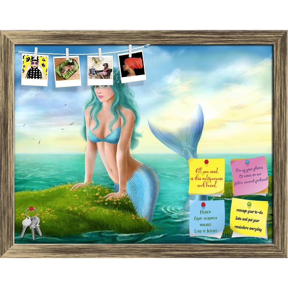 ArtzFolio Fantasy Young Woman Mermaid In Sea Printed Bulletin Board Notice Pin Board Soft Board | Framed-Bulletin Boards Framed-AZ5006905BLB_FR_RF_R-0-Image Code 5006905 Vishnu Image Folio Pvt Ltd, IC 5006905, ArtzFolio, Bulletin Boards Framed, Fantasy, Figurative, Digital Art, young, woman, mermaid, in, sea, printed, bulletin, board, notice, pin, soft, framed, beautiful, pin up board, push pin board, extra large cork board, big pin board, notice board, small bulletin board, cork board, wall notice board, g