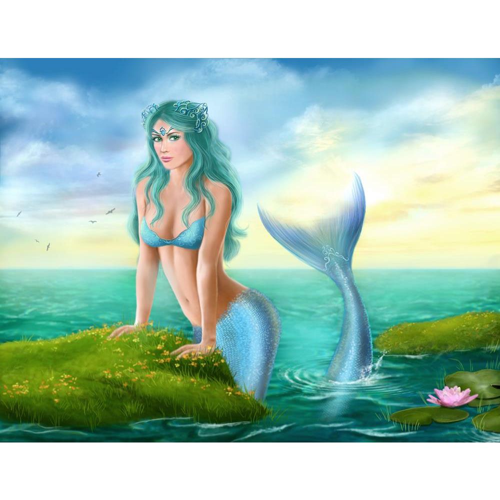 ArtzFolio Fantasy Young Woman Mermaid In Sea Canvas Painting-Paintings MDF Framing-AZ5006905ART_UN_RF_R-0-Image Code 5006905 Vishnu Image Folio Pvt Ltd, IC 5006905, ArtzFolio, Paintings MDF Framing, Fantasy, Figurative, Digital Art, young, woman, mermaid, in, sea, canvas, painting, framed, print, wall, for, living, room, with, frame, poster, pitaara, box, large, size, drawing, art, split, big, office, reception, photography, of, kids, panel, designer, decorative, amazonbasics, reprint, small, bedroom, on, s