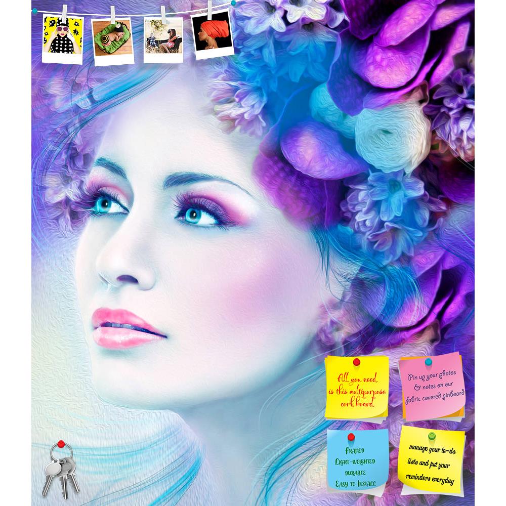 ArtzFolio Fantasy Woman Flowers Printed Bulletin Board Notice Pin Board Soft Board | Frameless-Bulletin Boards Frameless-AZ5006906BLB_FL_RF_R-0-Image Code 5006906 Vishnu Image Folio Pvt Ltd, IC 5006906, ArtzFolio, Bulletin Boards Frameless, Fantasy, Floral, Portraits, Digital Art, woman, flowers, printed, bulletin, board, notice, pin, soft, frameless, pin up board, push pin board, extra large cork board, big pin board, notice board, small bulletin board, cork board, wall notice board, giant cork board, bull