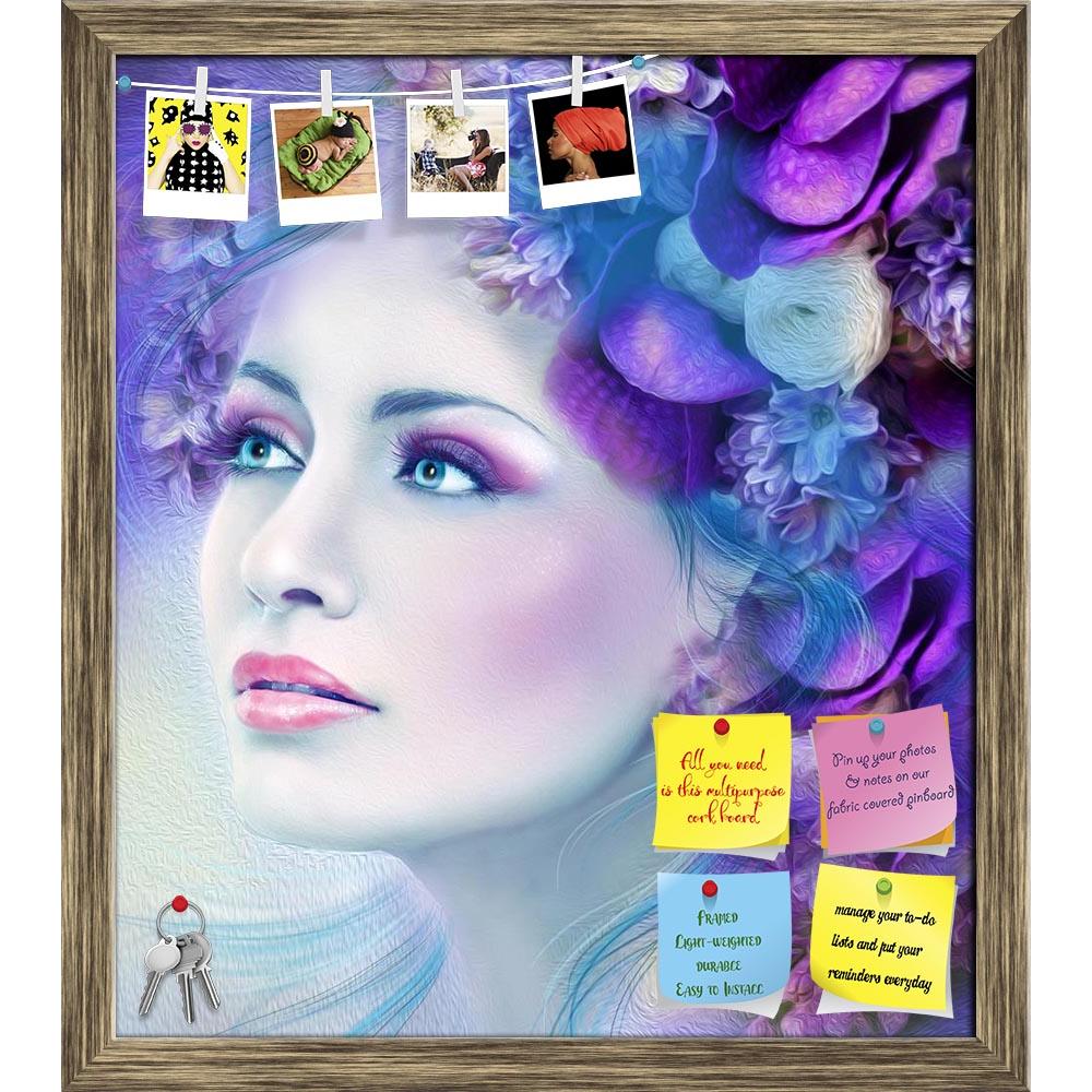 ArtzFolio Fantasy Woman Flowers Printed Bulletin Board Notice Pin Board Soft Board | Framed-Bulletin Boards Framed-AZ5006906BLB_FR_RF_R-0-Image Code 5006906 Vishnu Image Folio Pvt Ltd, IC 5006906, ArtzFolio, Bulletin Boards Framed, Fantasy, Floral, Portraits, Digital Art, woman, flowers, printed, bulletin, board, notice, pin, soft, framed, pin up board, push pin board, extra large cork board, big pin board, notice board, small bulletin board, cork board, wall notice board, giant cork board, bulletin board, 