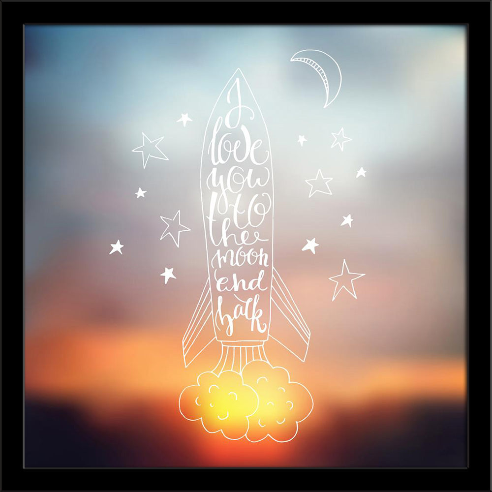 I Love You To The Moon & Back Typography Art Quote Painting Poster Frame-Regular Art Framed-REG_FR-IC 5006913 IC 5006913, Calligraphy, Digital, Digital Art, Graphic, Illustrations, Inspirational, Love, Motivation, Motivational, Quotes, Romance, Signs, Signs and Symbols, Sketches, Space, Stars, Text, Typography, i, you, to, the, moon, back, art, quote, painting, poster, frame, card, concept, decoration, design, element, emotions, enjoy, expression, font, fun, greeting, handdrawn, home, decor, illustration, i