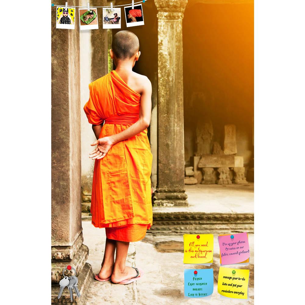 ArtzFolio Contemplating Monk, Angkor Wat, Cambodia Printed Bulletin Board Notice Pin Board Soft Board | Frameless-Bulletin Boards Frameless-AZ5006919BLB_FL_RF_R-0-Image Code 5006919 Vishnu Image Folio Pvt Ltd, IC 5006919, ArtzFolio, Bulletin Boards Frameless, Places, Religious, Photography, contemplating, monk, angkor, wat, cambodia, printed, bulletin, board, notice, pin, soft, frameless, buddhist, cambodian, asia, reap, praying, ethnicity, travel, culture, civilization, old, novice, serene, people, traditi
