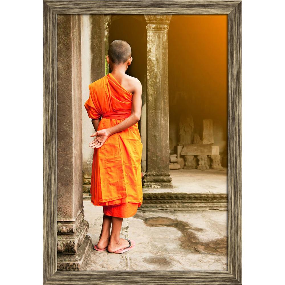 ArtzFolio Contemplating Monk, Angkor Wat, Cambodia Canvas Painting Synthetic Frame-Paintings Synthetic Framing-AZ5006919ART_FR_RF_R-0-Image Code 5006919 Vishnu Image Folio Pvt Ltd, IC 5006919, ArtzFolio, Paintings Synthetic Framing, Places, Religious, Photography, contemplating, monk, angkor, wat, cambodia, canvas, painting, synthetic, frame, framed, print, wall, for, living, room, with, poster, pitaara, box, large, size, drawing, art, split, big, office, reception, of, kids, panel, designer, decorative, am
