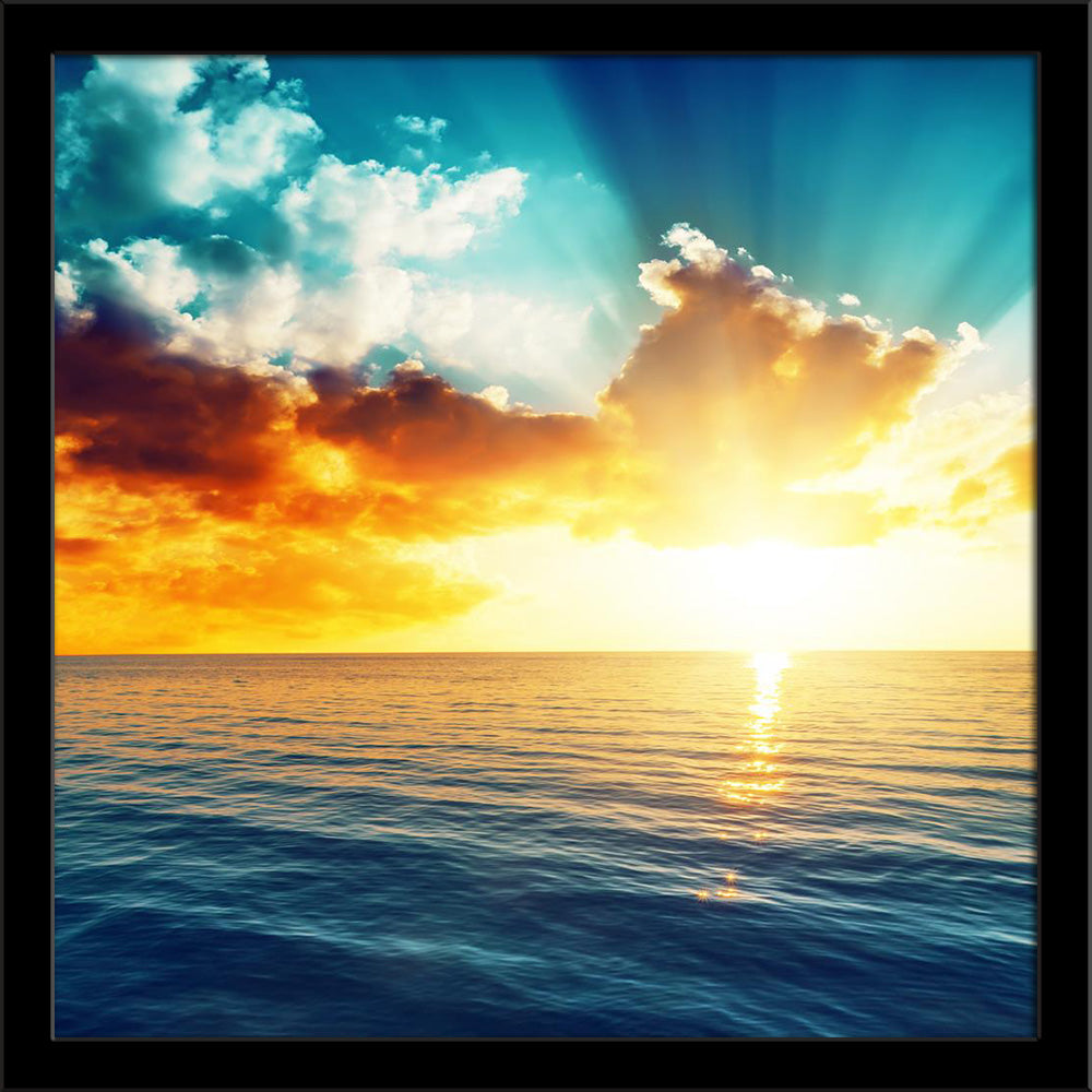 Beautiful Sunset Over The Sea Painting Poster Frame-Regular Art Framed-REG_FR-IC 5006920 IC 5006920, Abstract Expressionism, Abstracts, Automobiles, Fantasy, Nature, Scenic, Seasons, Semi Abstract, Skylines, Sunrises, Sunsets, Transportation, Travel, Vehicles, beautiful, sunset, over, the, sea, painting, poster, frame, sunrise, ocean, dawn, horizon, abstract, background, beauty, blue, bright, calm, cloud, colorful, daylight, dramatic, dusk, evening, heaven, light, magic, magical, marine, morning, natural, o